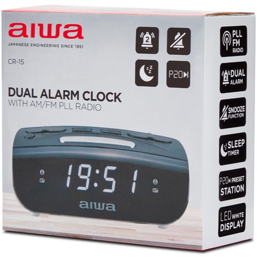 Klockradio med dubbla alarm - Image 6