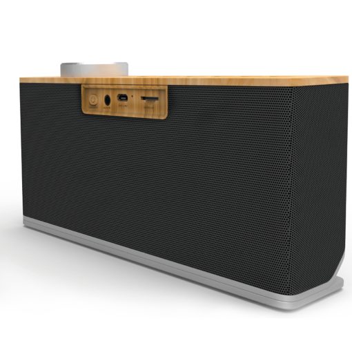 Klockradio med Bluetooth Trä - Image 3