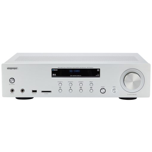 Förstärkare med Bluetooth 2 x 60 Watt RMS Silver
