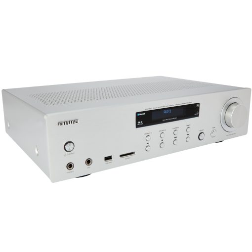 Förstärkare med Bluetooth 2 x 60 Watt RMS Silver - Image 5