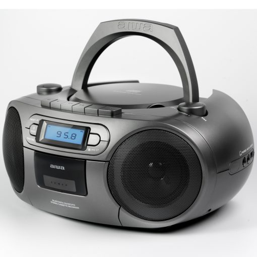 Kassettradio CD/FM-radio/Kassettband/USB/BT Mörkgrå - Image 16