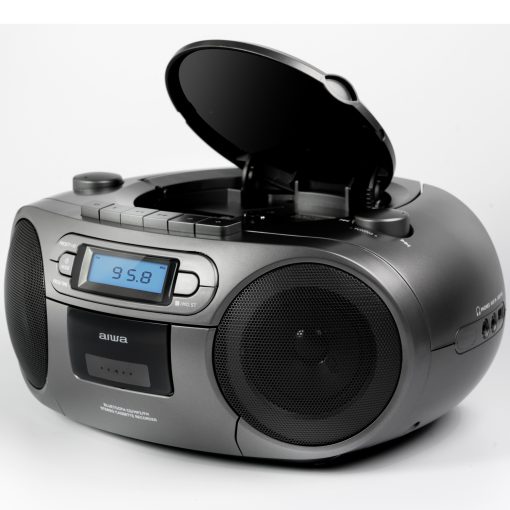 Kassettradio CD/FM-radio/Kassettband/USB/BT Mörkgrå - Image 19