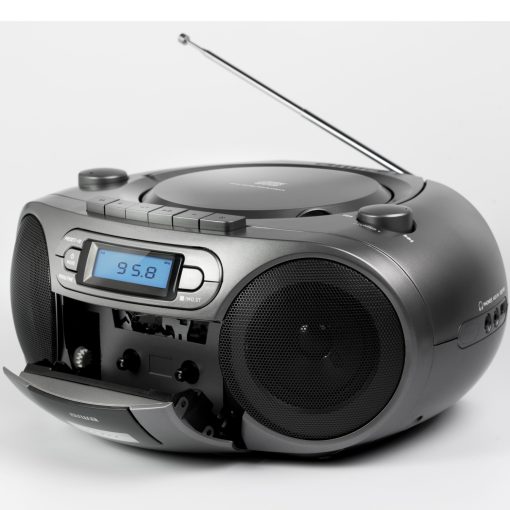 Kassettradio CD/FM-radio/Kassettband/USB/BT Mörkgrå - Image 13