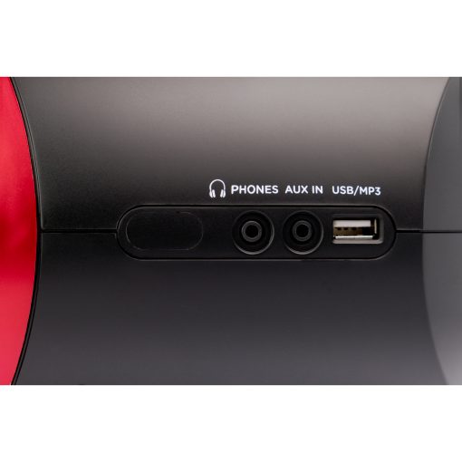 Kassettradio CD/FM-radio/Kassettband/USB/BT Röd - Image 14
