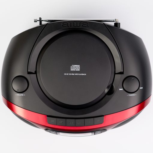 Kassettradio CD/FM-radio/Kassettband/USB/BT Röd - Image 15