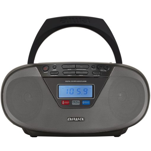 Radio med CD-spelare och Bluetooth Svart