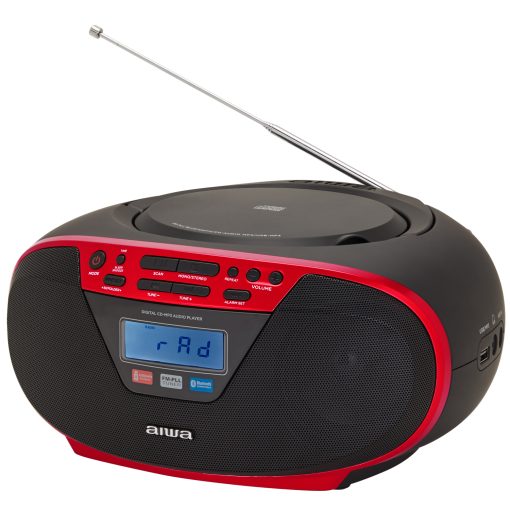 Radio med CD-spelare och Bluetooth Röd - Image 7