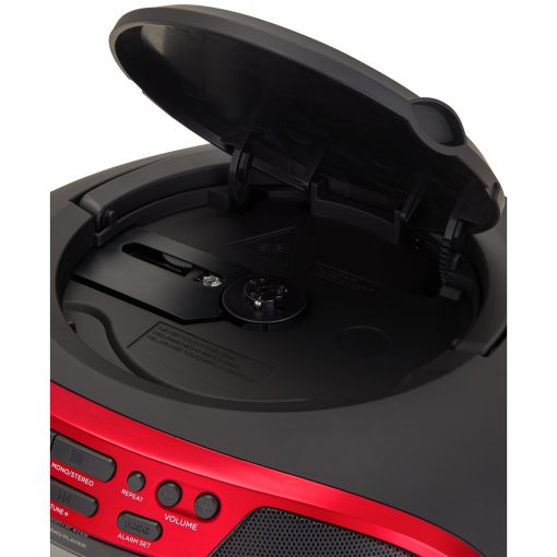 Radio med CD-spelare och Bluetooth Röd - Image 10