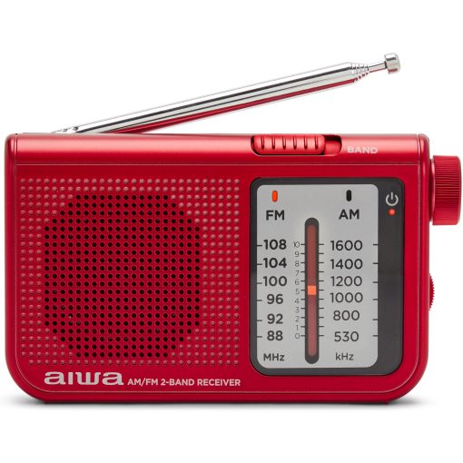 Pocket-radio med FM/AM Röd - Image 10