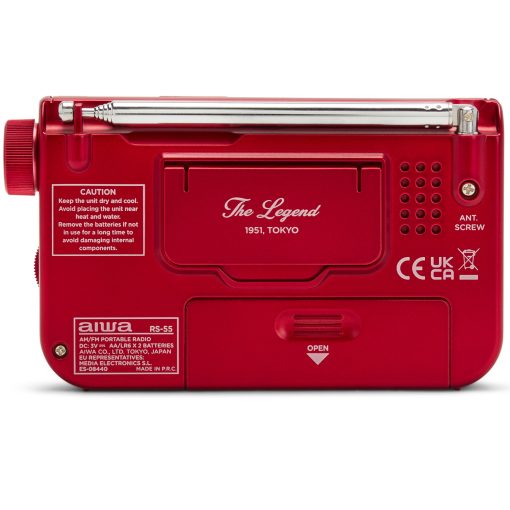 Pocket-radio med FM/AM Röd - Image 28