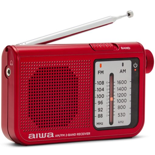 Pocket-radio med FM/AM Röd - Image 19