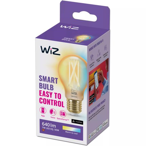 WiFi Smart LED E27 50W Filament Bärnstensgul Varm-kallvit 640 lm - Image 8