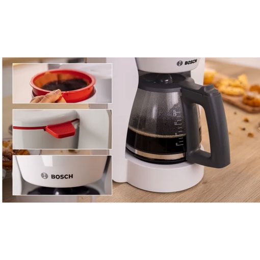 Kaffebryggare TKA2M111 Vit  1200Watt Avtagbar tank - Image 8
