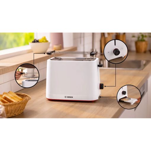 Brödrost TAT3M121 Vit 950W Bagels Funktion. - Image 9