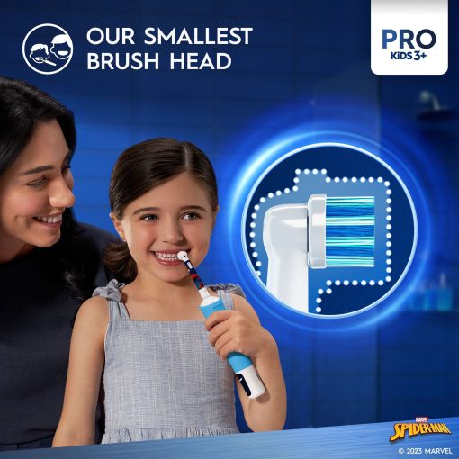 Eltandborste Vitality Pro Kids Spiderman + Extra Refill - Image 8