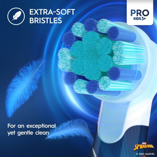 Eltandborste Vitality Pro Kids Spiderman + Extra Refill - Image 12