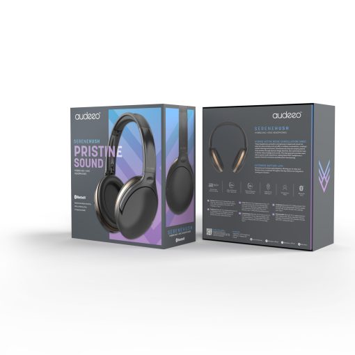 Serenehush Hybrid ANC + ENC Headphones Black - Image 6