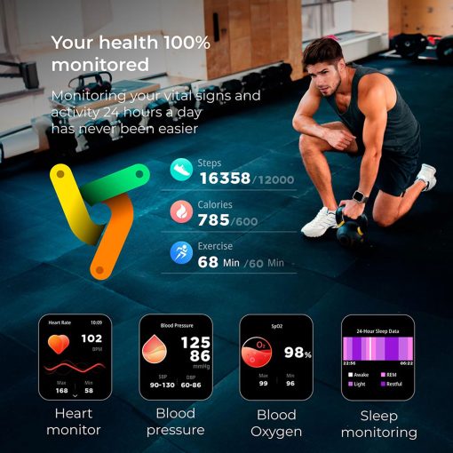 Smartklocka Hero AMOLED - Svart - Image 7