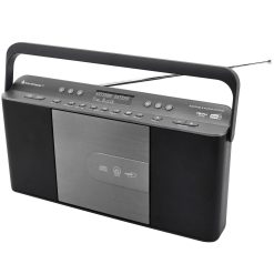 Radio Snabbval CD Bärbar RCD1870SW Svart/Silvergrå