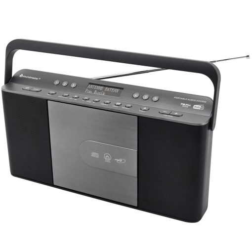 Radio Snabbval CD Bärbar RCD1870SW Svart/Silvergrå