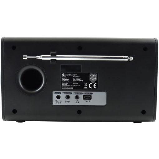 Bordsradio Färg-display Förvalsknappar DAB900SW Svart - Image 6