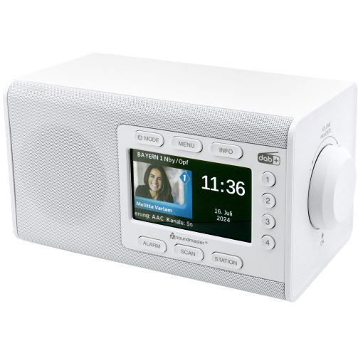 Bordsradio Färg-display Förvalsknappar DAB900WE Vit - Image 12