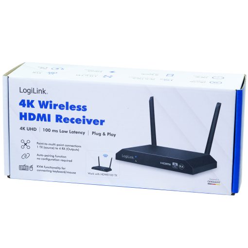 Mottagarenhet för HDW0103 Trådlös HDMI 4K@60Hz - Image 9