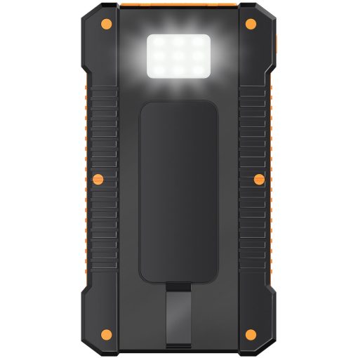 PowerBank 6.000 mAh 10W Solcell Svart/Orange - Image 19