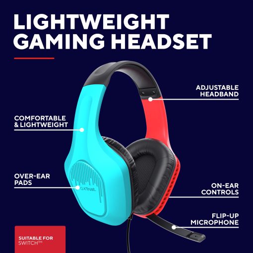 GXT 416S Zirox Gaming Headset Nintendo Switch / Switch 2 - Image 7