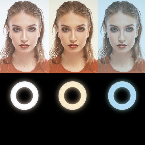 Ring light för smartphone Ø25cm m bordsstativ - Image 7