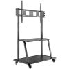 Golvstativ med hjul TV 60-105" max 150kg Sv