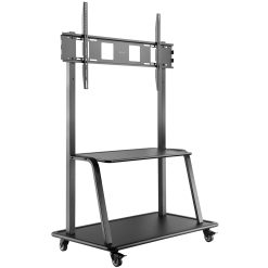 Golvstativ med hjul TV 60-105" max 150kg Sv