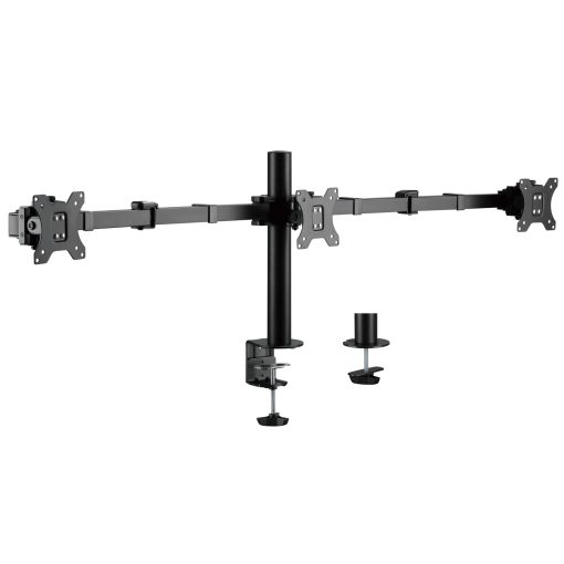 Monitorarm trippel 17-27" 640mm