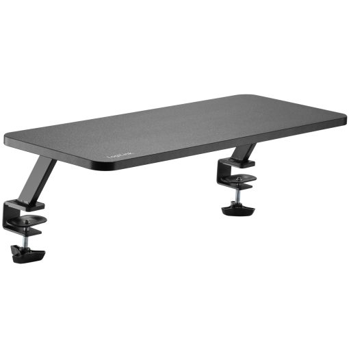 Monitorhylla 650x260mm Svart