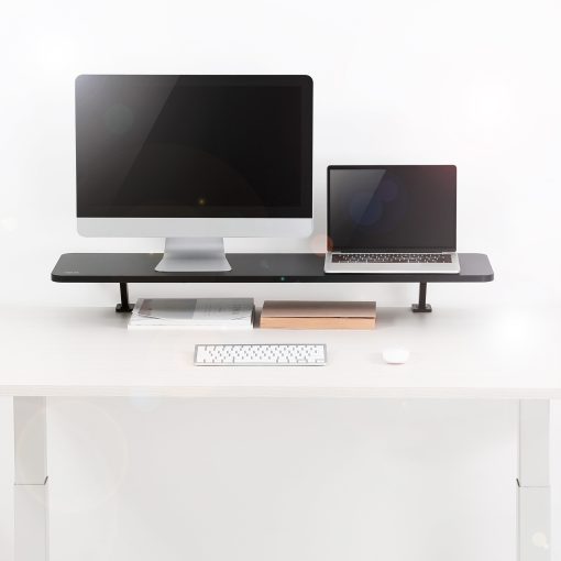 Monitorhylla 1000x260mm Svart - Image 12