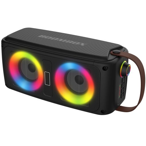 Högtalare Bluetooth 2x5W LED-ljus Portabel BTV-230 - Image 7