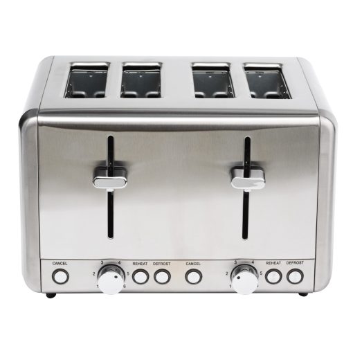 Brödrost 4 skivor 1000W BR420 Rostfri - Image 5