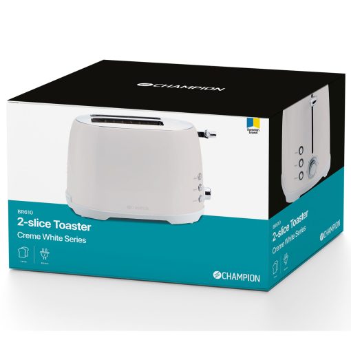 Brödrost 2 skivor 800W BR610 Creme White Series - Image 5
