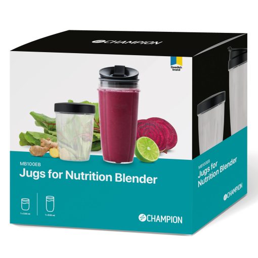 Nutrition Blender Extra Flaska 2-pack MB100/NB500 - Image 3