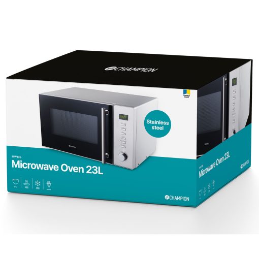 Mikrovågsugn Pro 23L 900W MW135 Rostfri - Image 7