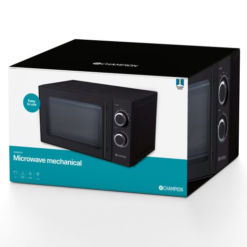 Mikrovågsugn 20L 700W MW211 Svart - Image 3