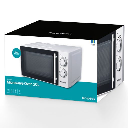 Mikrovågsugn 20L 700W MW212 Vit - Image 4