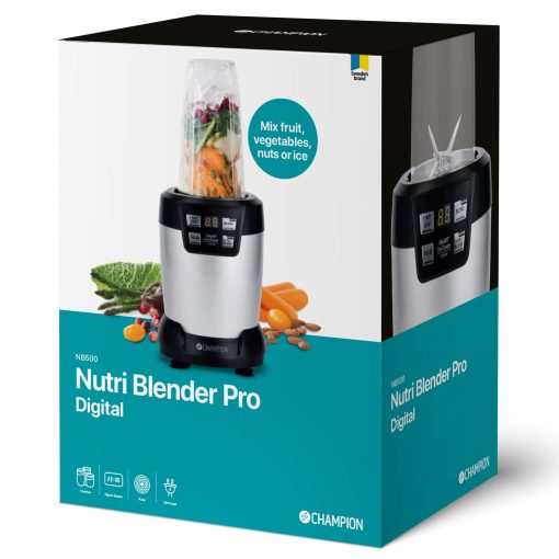 Nutrition Blender Pro Digital 1200W NB500 Svart/Silver - Image 22