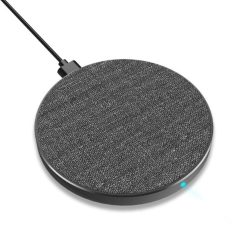 Trådlös Laddare 10W QI Metall/Tyg