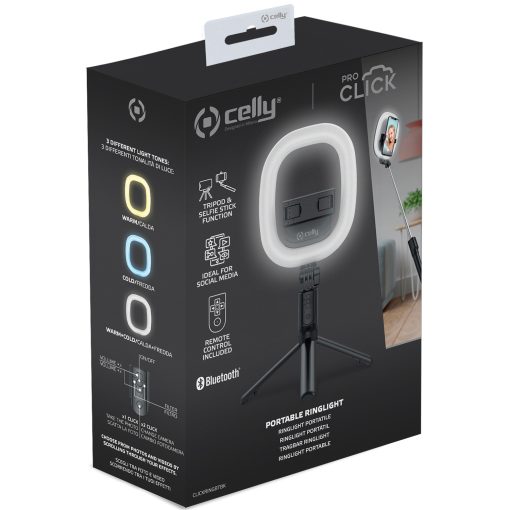 CLICKRINGBT Ringlampa med Tripod/Selfiestick - Image 11