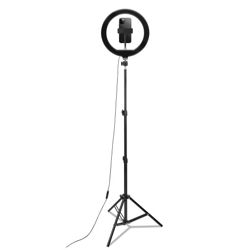 CLICKRINGUSB 12" Ringlampa med 1,6m Tripod - Image 9