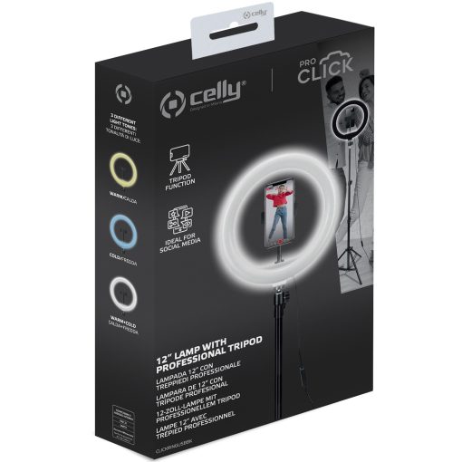 CLICKRINGUSB 12" Ringlampa med 1,6m Tripod - Image 18