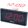 Klockradio Projektion Dubbla alarm CPR-710