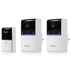 Trådlös dörrklocka Kinetic Ej batteri x2 mottagare