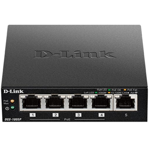 DGS-1005P 5-Port Gigabit PoE+ Switch - Image 5